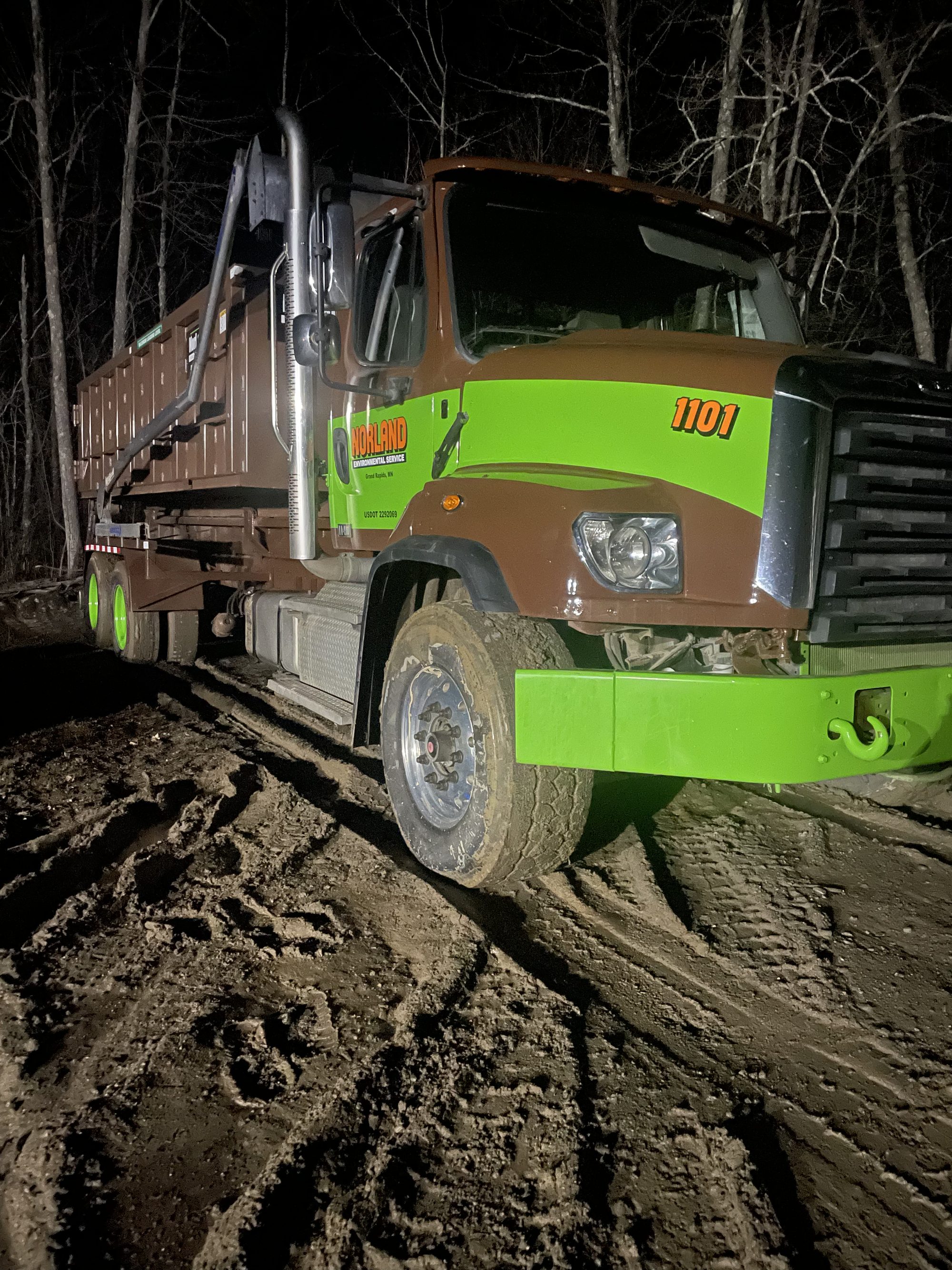 Walter's truck under the moon